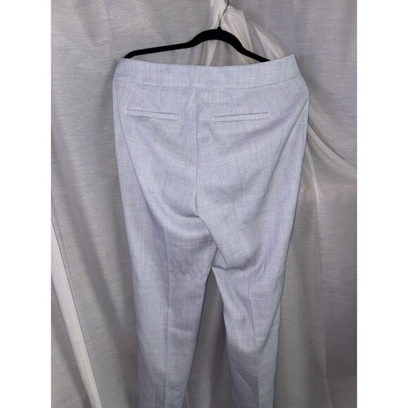 NWT Talbots Women’s Dress Pants Size 8 White And Blue - Picture 10 of 11